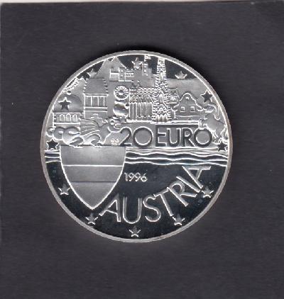 Beschrijving: 20 Euro  1000 YEAR AUSTRIA
